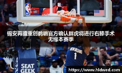 锡安再遭重创鹈鹕官方确认胖虎将进行右膝手术无缘本赛季